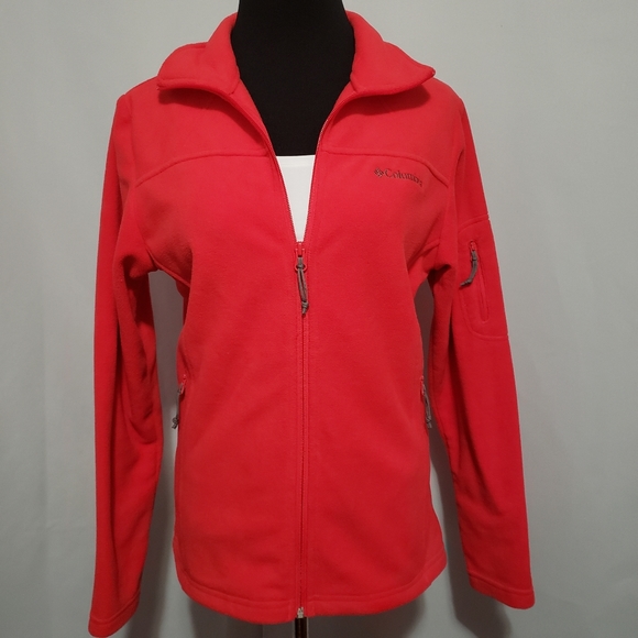 Columbia Fleece Red Jacket - Picture 8 of 8